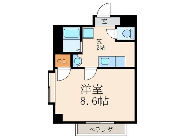 ルネサンス北方の物件間取画像